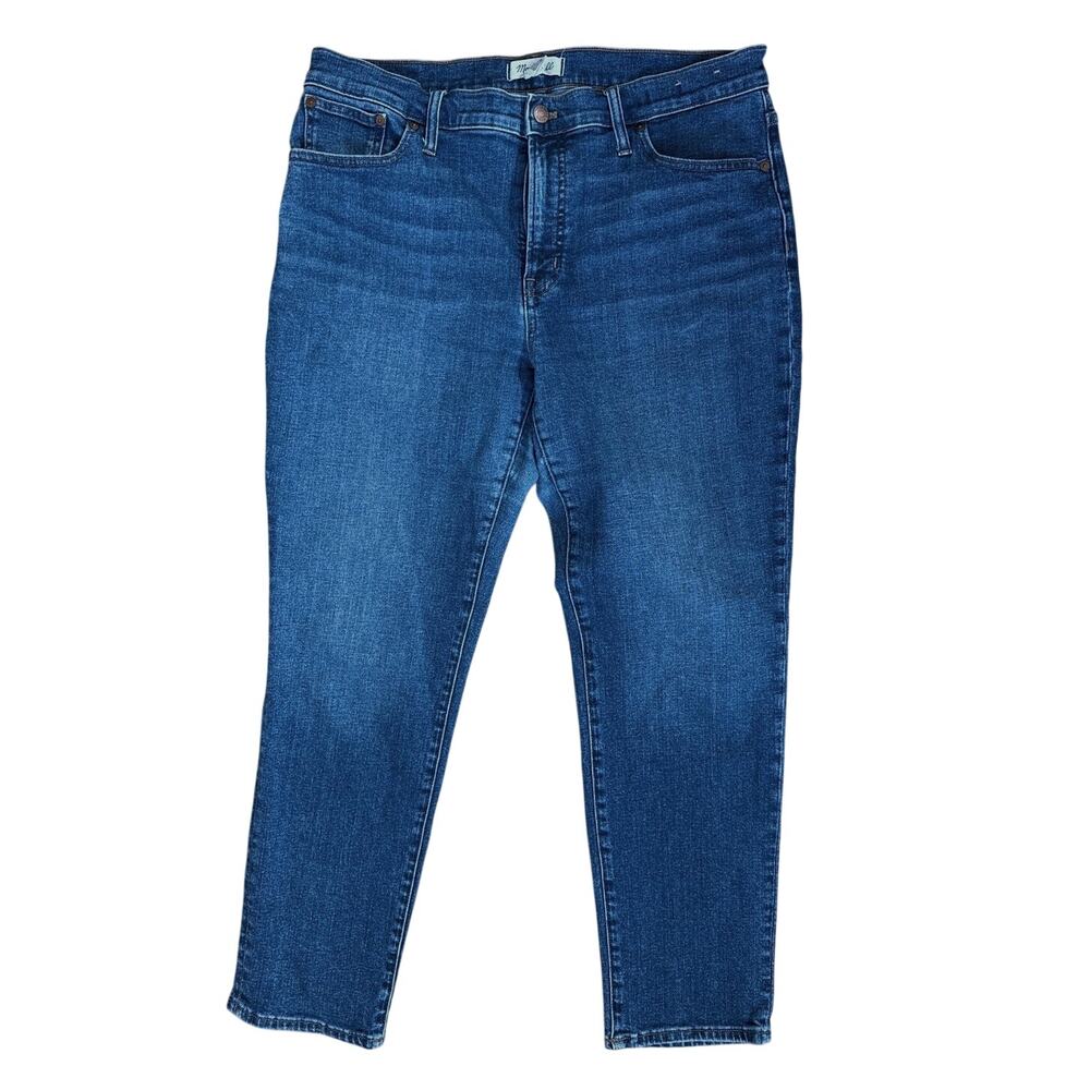 Madewell The Mid-Rise Perfect Vintage Jeans in Deming Wash Blue Size 31 - Picture 3 of 7